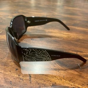 Oversized Versace Sunglasses in Black
